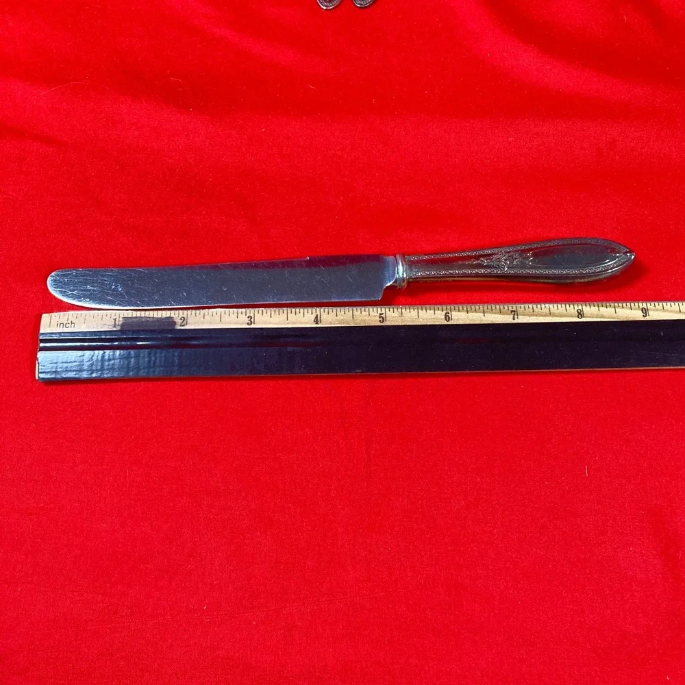 6- Vtg Wm Rogers & Son Triumph Dinner 9